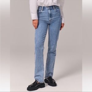 Abercrombie & Fitch 90s high rise straight jeans